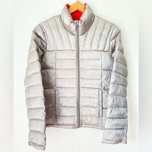 Bernardo Jacket Women’s Small Goose Down Coat Metallic Light Weight